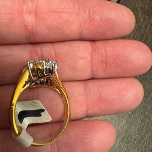 Elegant Gold and Silver Women's Ring